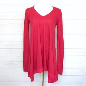 Anthropologie Deletta Lokka long sleeved oversized tunic length v neck top  XS